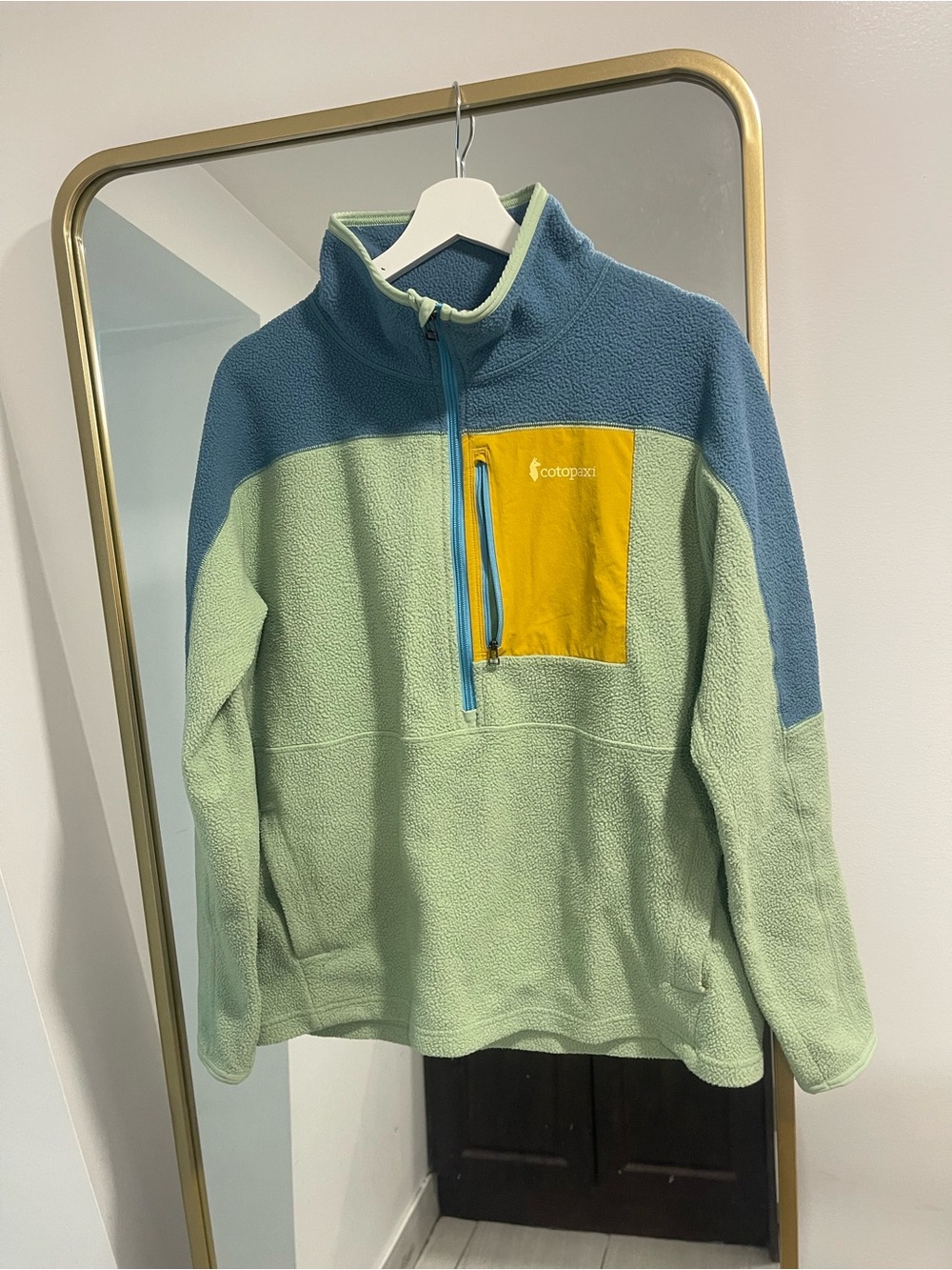 Abrazo Half-Zip Fleece Jacket - Women's size large blue green tone - Picture 5 of 9